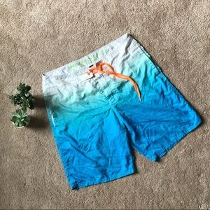 American Eagle Ombré Board Shorts